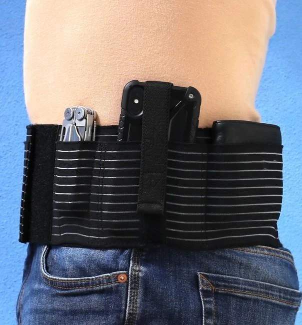 Falco B103 Concealment Belt, Black, Left-Handed