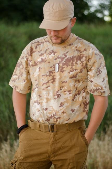 MFH Vegetato Desert Camouflage T-Shirt
