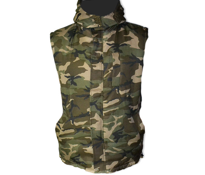 O&T Natur Padded Vest, Woodland