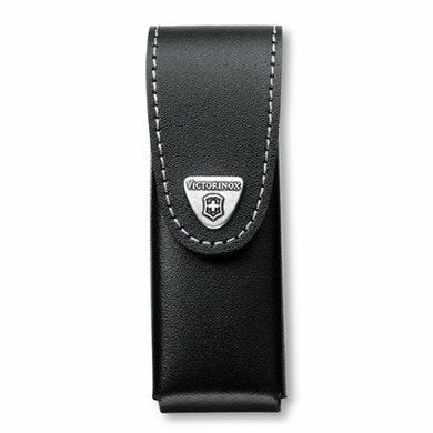 Victorinox Black Leather Pouch for Swiss Tool Spirit X Plus