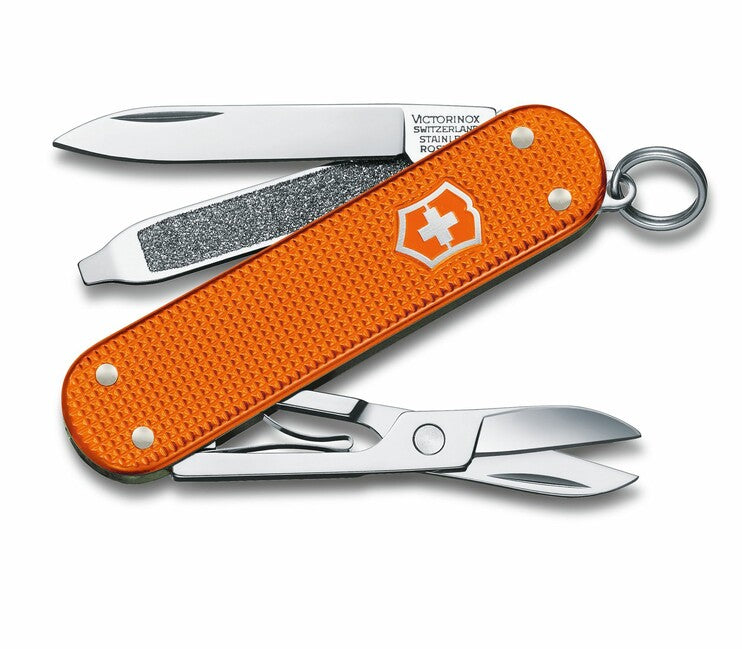 Victorinox Classic Alox LE 2021 Multitool, Orange, 58mm Knife, 5 Functions
