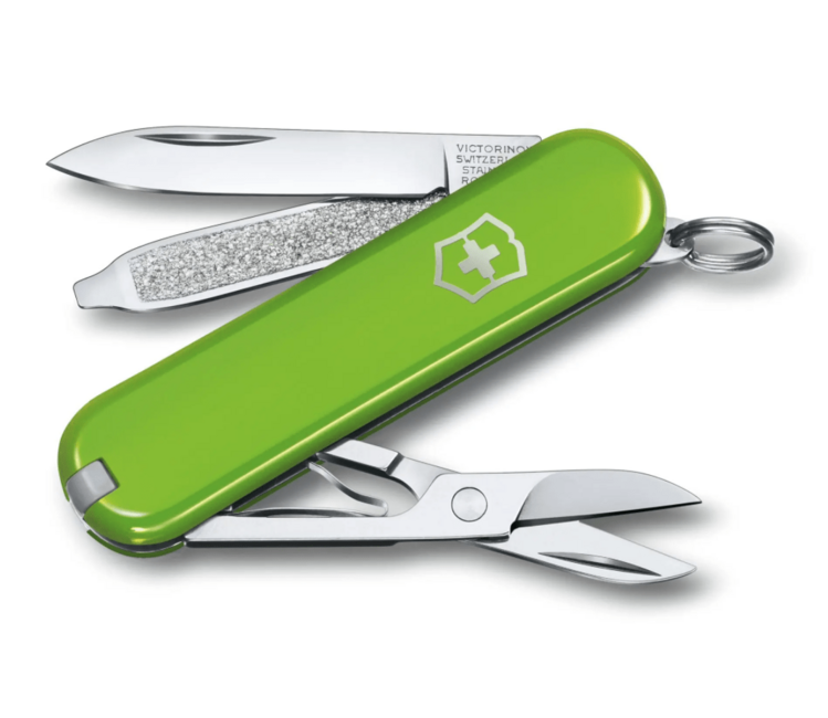 Victorinox Classic SD Colors Smashed Avocado Multitool, Green Knife, 7 Functions