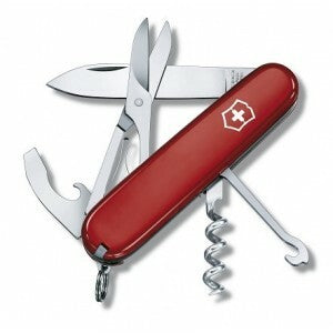 Victorinox Compact Multitool 91mm, Red Knife, 15 Functions