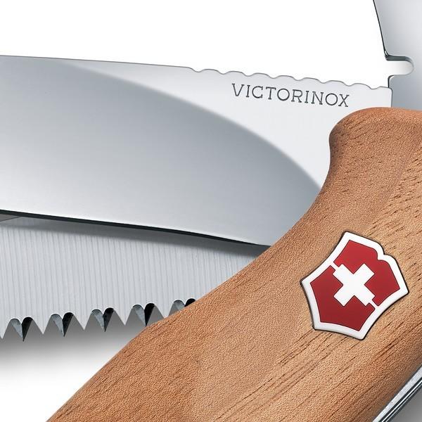 Victorinox Ranger Wood 55 Pocket Knife, 130mm, Wood Handle