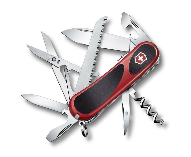 Victorinox EvoGrip S17 Multi-Tool, Black-Red, 85mm Knife, 15 Functions