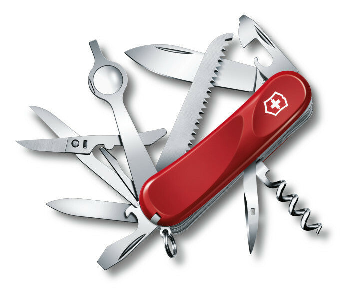 Victorinox Evolution 23 Multitool, Red, 17 Functions Knife, 85mm