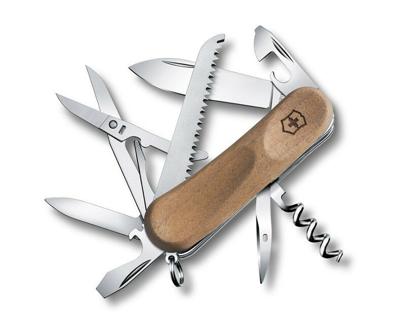 Victorinox EvoWood 17 Multitool, 85mm, Walnut Wood Knife, 13 Functions