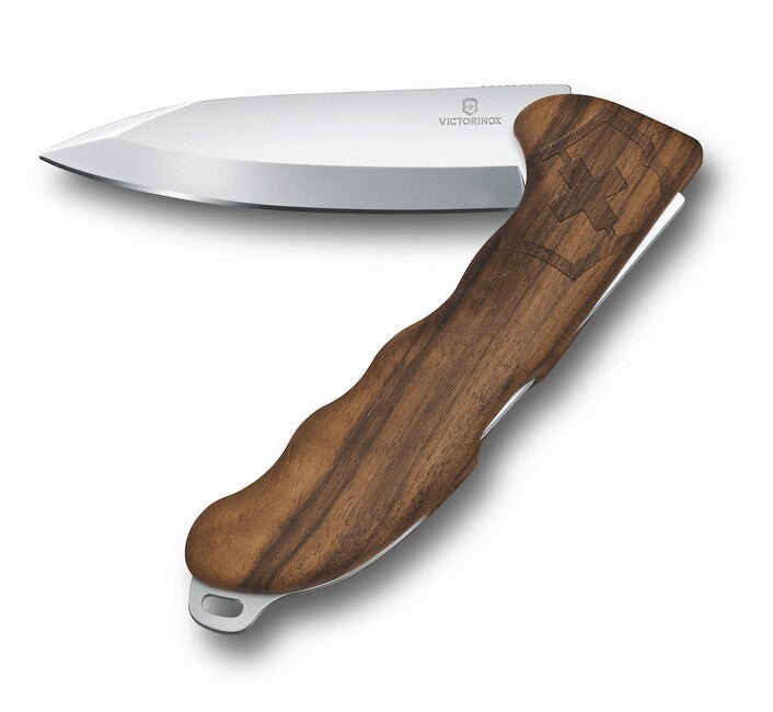 Victorinox Hunter Pro Wood Hunting Folding Knife 9.6cm, Walnut Wood
