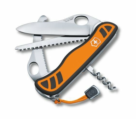 Victorinox Hunter XT Multifunctional Knife 111mm, Black-Orange, 6 Functions, Blister