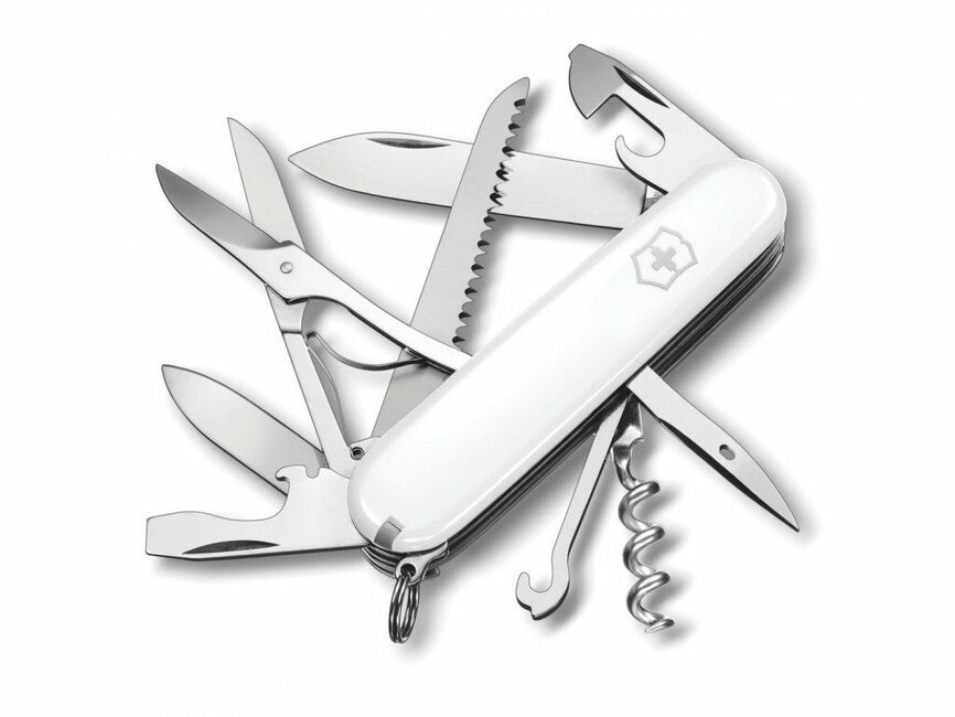Victorinox Huntsman Multifunctional Knife 91mm, White, 15 Functions, Blister