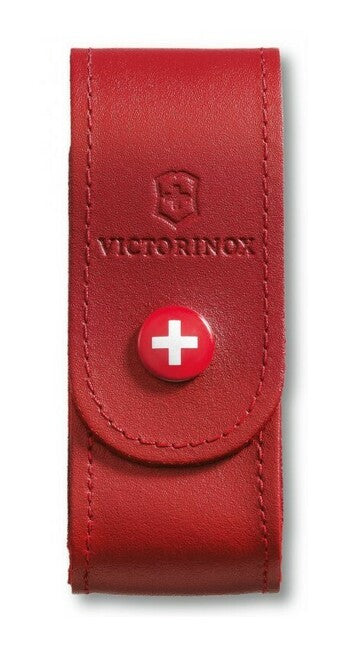 Victorinox Leather Knife Pouch 91 mm, Red