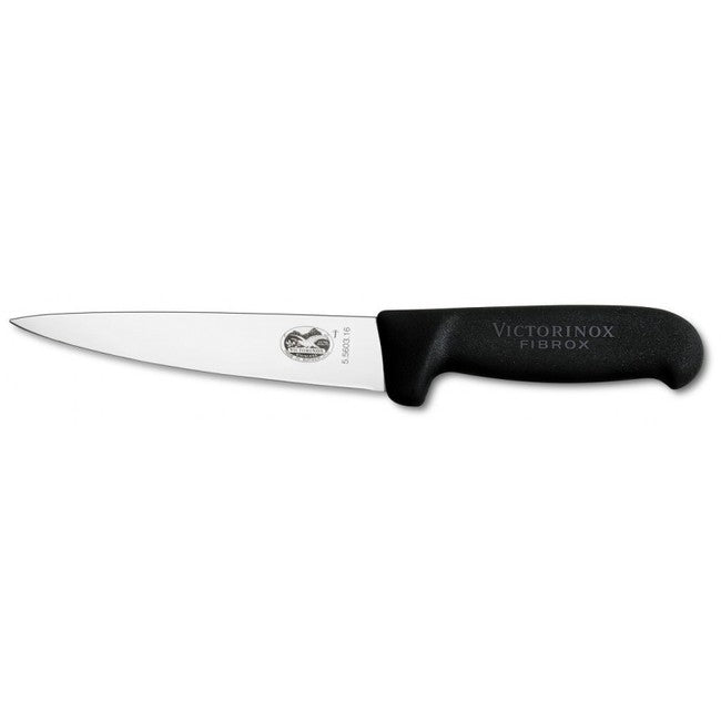 Victorinox Fibrox Butcher Knife, Black