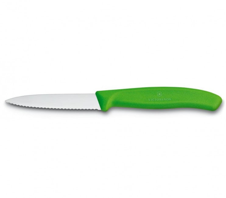 Victorinox Universal Kitchen Knife, Serrated, Green