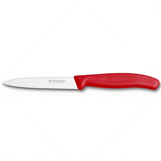 Victorinox Universal Kitchen Knife, Serrated Red