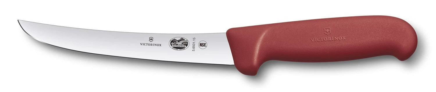 Victorinox Fibrox Kitchen Boning Knife, Red