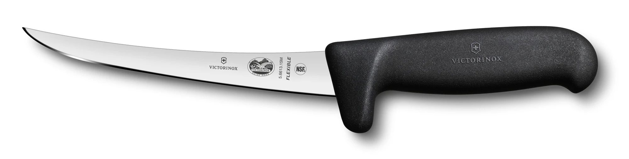 Victorinox Fibrox Kitchen Boning Knife, Black
