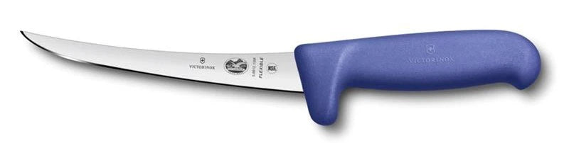 Victorinox Kitchen Boning Knife Fibrox Safety Grip, Blue