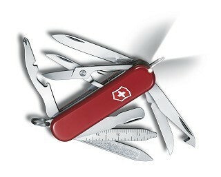 Victorinox Midnite MiniChamp Multitool, Red, 58mm Knife, 16 Functions