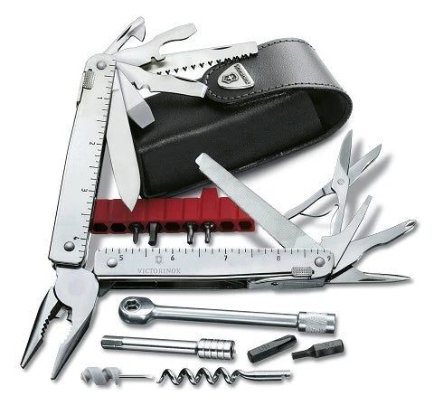 Victorinox SwissTool X Plus Ratchet Multi-Tool with Leather Sheath