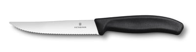 Victorinox Swiss Classic Steak and Pizza Knife, Black
