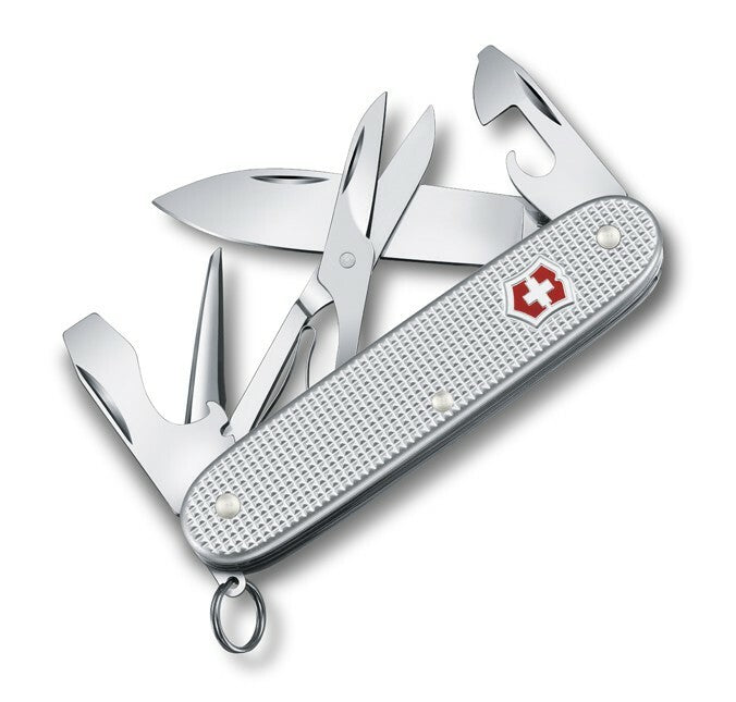 Victorinox Pioneer X Alox Multitool 93mm, Silver Knife, 9 Functions