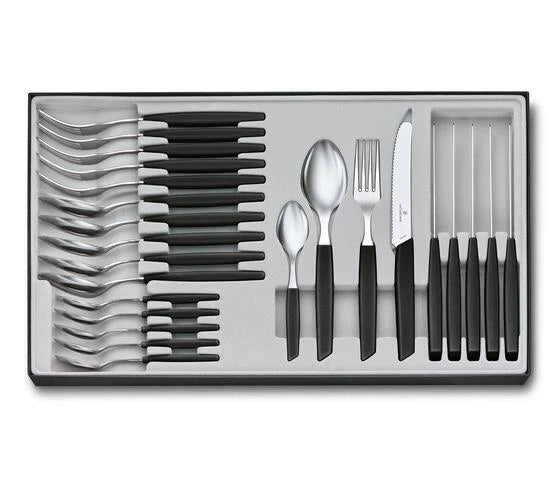 Victorinox Flatware Set - Swiss Modern Cutlery Knife, 24 pieces