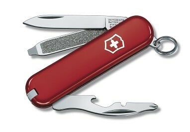 Victorinox Rally Red Multifunctional Knife 58mm, Red, 9 Functions