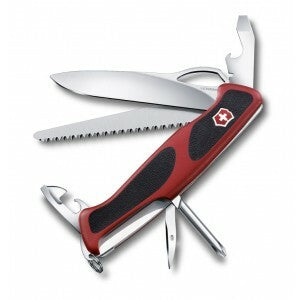 Victorinox RangerGrip 78 Multifunctional Knife 130mm, Red-Black, 12 Functions