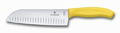Victorinox Santoku Knife Swiss Classic, Yellow