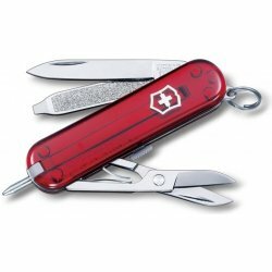 Victorinox Signature Ruby Multifunctional Knife 58mm, Transparent Red, 7 Functions