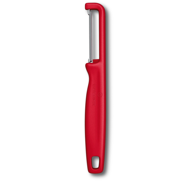 Victorinox Iota Peeler with Serrated Blade, Red