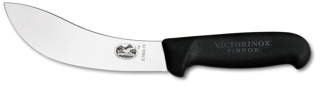 Victorinox Fibrox Skinning Knife, Black