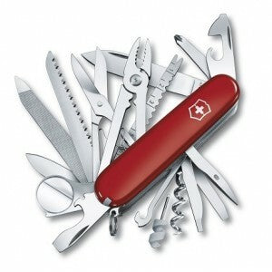 Victorinox Swiss Champ Multitool 91mm, Red Knife, 33 Functions