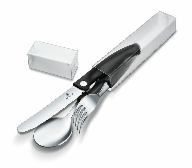 Victorinox Swiss Classic 3-Piece Cutlery Set, Black