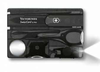Victorinox SwissCard Lite Onyx Pocket Knife, Transparent Black, 13 Functions