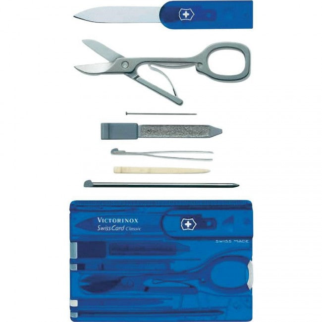 Victorinox SwissCard Multifunction Card 10-in-1 1 m, Navy Blue