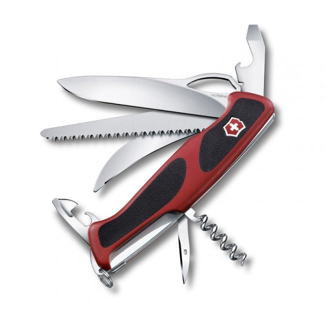 Victorinox RangerGrip 57 Pocket Knife, Red-Black, 130mm
