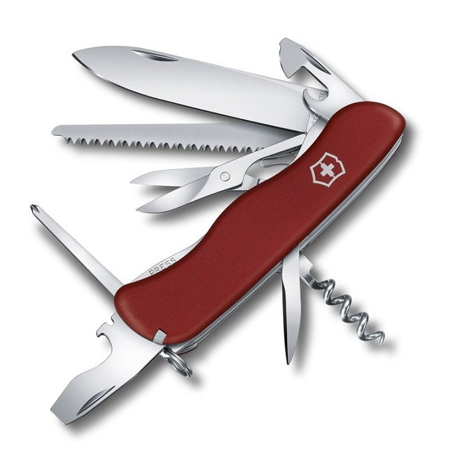 Victorinox Outrider Pocket Knife, Red, 111mm