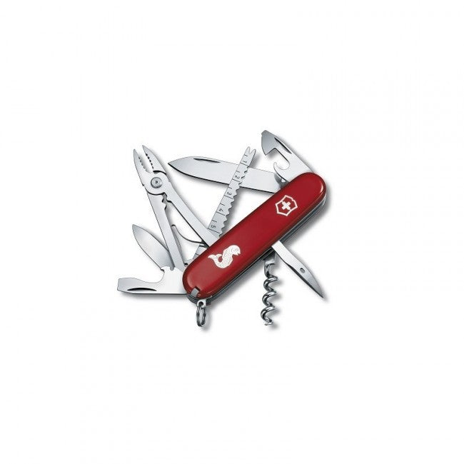 Victorinox Angler Pocket Knife, Red, 91mm