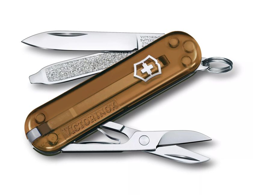 Victorinox Classic SD Pocket Knife, Brown