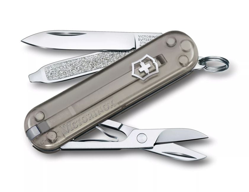 Victorinox Classic SD Pocket Knife, Grey, Transparent