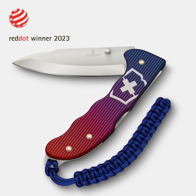 Victorinox Evoke Alox Pocket Knife, Blue
