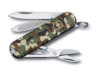 Victorinox Classic Pocket Knife, Camo, 58mm