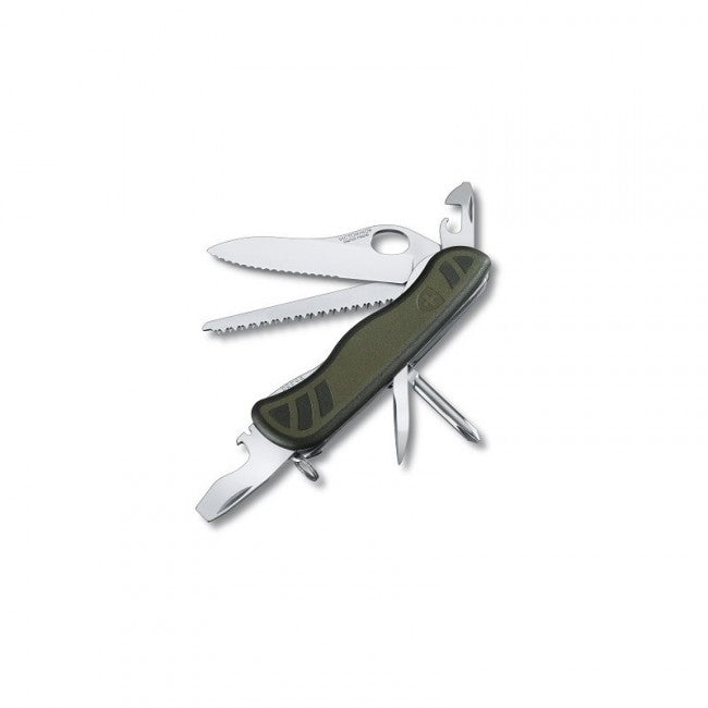 Victorinox Swiss Army Pocket Knife, Green-Black, 111mm