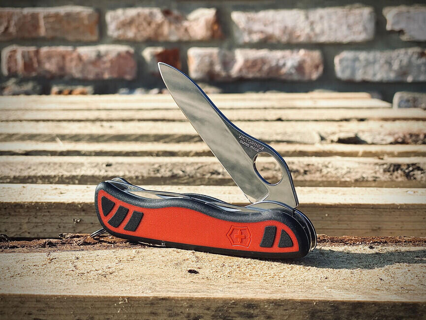 Victorinox Forester Pocket Knife, Red-Black, 111mm