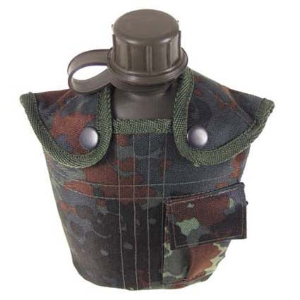 MFH poľná fľaša Victory 1l, vzor flecktarn
