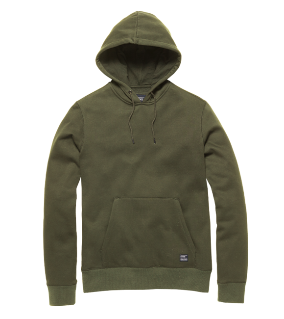 Vintage Industries Derby Hoodie, Bright Olive