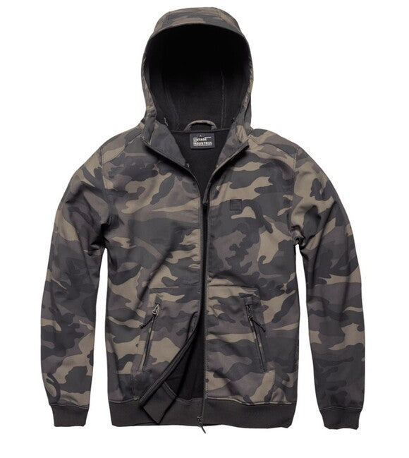 Vintage Industries bunda Ashore Softshell, dark camo