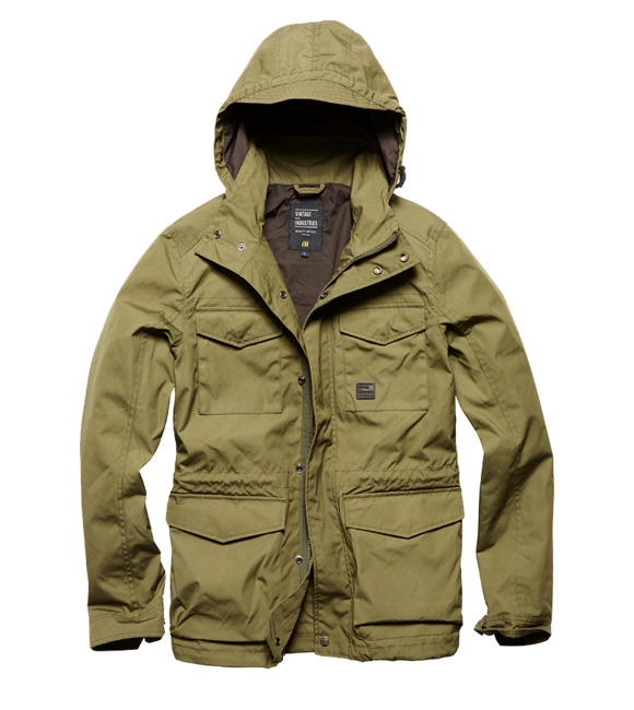 Vintage Industries Thomas Jacket, Drab