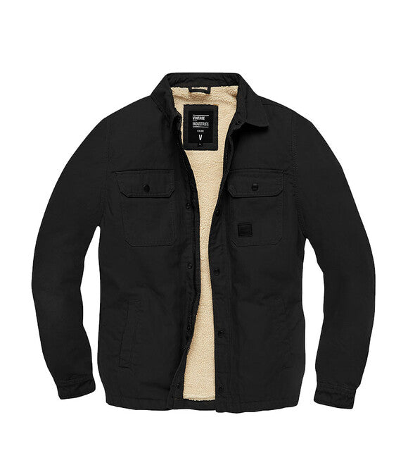 Vintage Industries Dean Sherpa Jacket, Black
